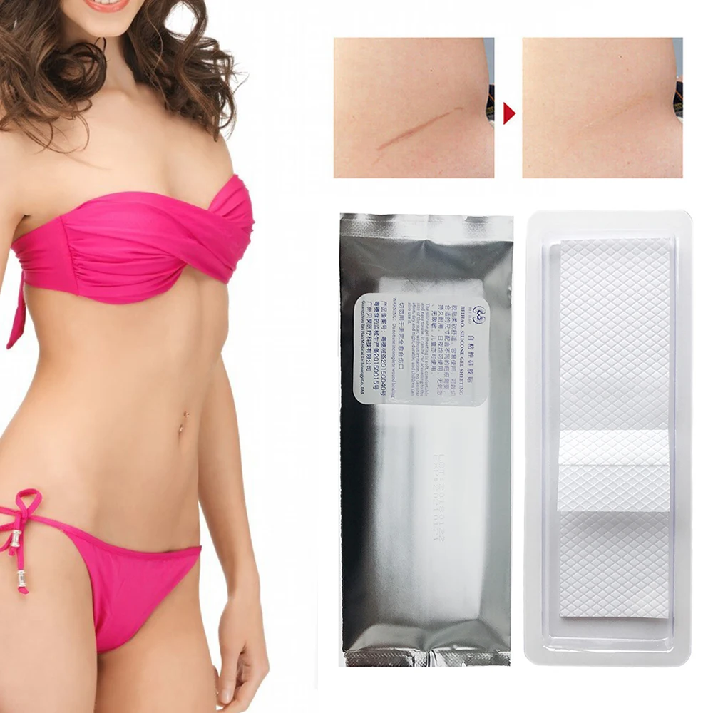 1 шт силиконовый гель шрам лист удаление патч многоразовый гель от ...