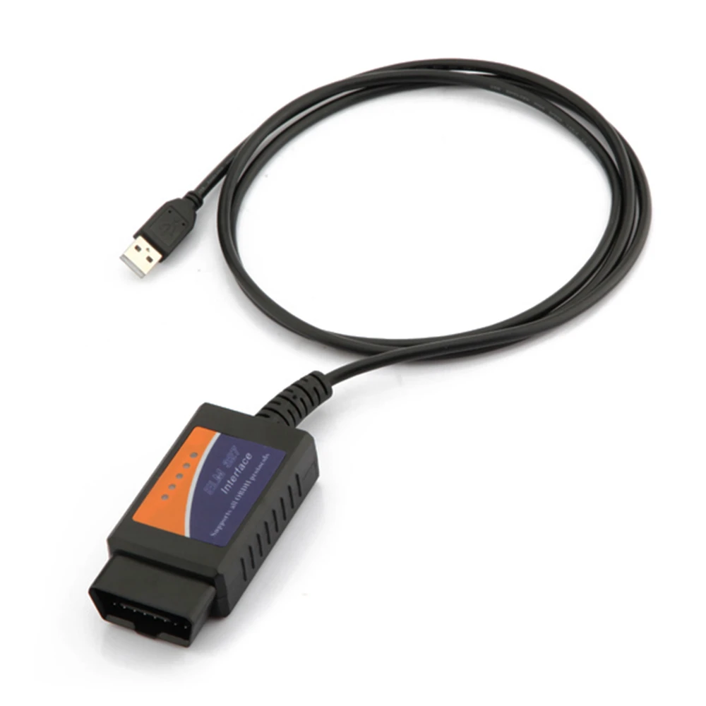 Авто диагностики Интерфейс сканер OBD2 ELM327 V1.5 USB авто детектор диагностический