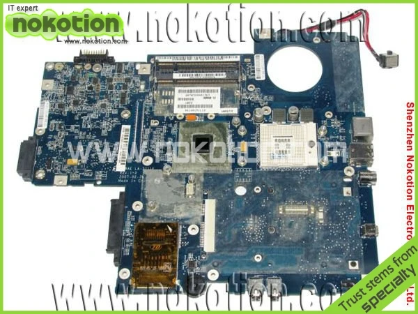 

NOKOTION for Toshiba P200 P205 Laptop motherboard LA-3711P K000051440 DDR2 Mainboard free shipping warranty 60 days