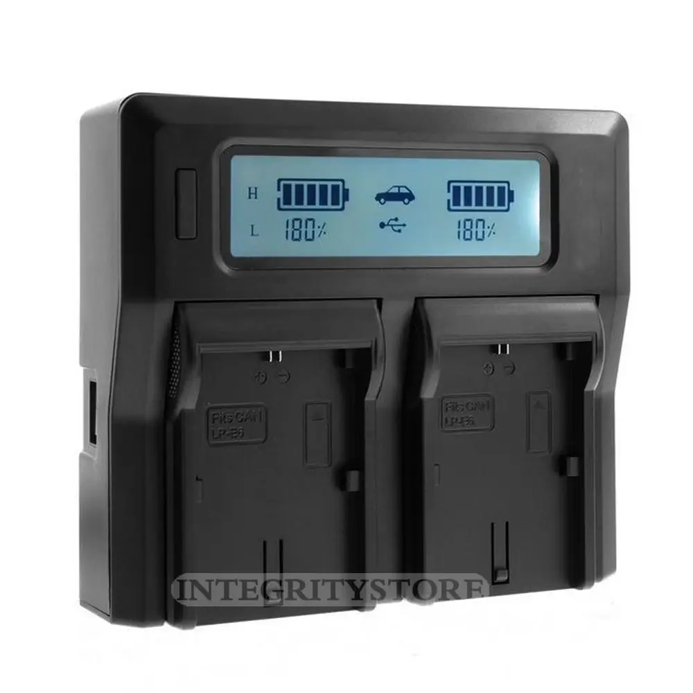 

LCD Dual Channel Battery Charger For Sony F970 F960 F950 F930 F770 F750 F730 F570 F560 F550 F530D BC-V615 BC-V615A BC-V500