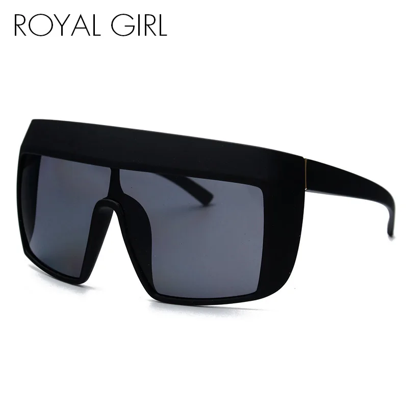 Королевский Девушка негабаритных ацетат Солнцезащитные очки для женщин Flat Top квадратный солнца очки ретро Очки ss109