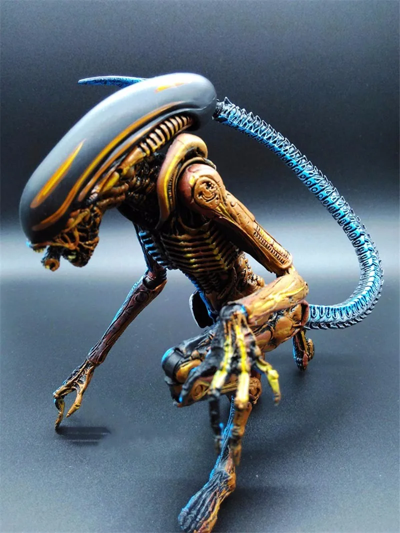 " NECA игрушечные инопланетяне синий инопланетянин Xenomorph figma Predators рипл Супермен ПВХ фигурка Коллекционная модель куклы