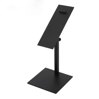 

Free Shipping Black Silver Gold stainless steel adjustable shoes display holder rack heels shelf stand 10PCS/PACK