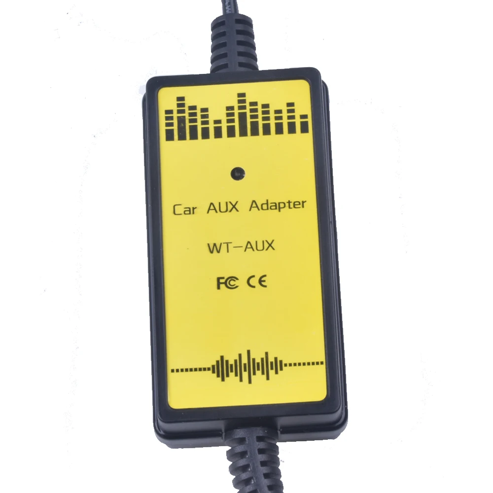 Автомобильный CD адаптер MP3 аудио Интерфейс AUX USB SD 2x6 P подключения переключатель