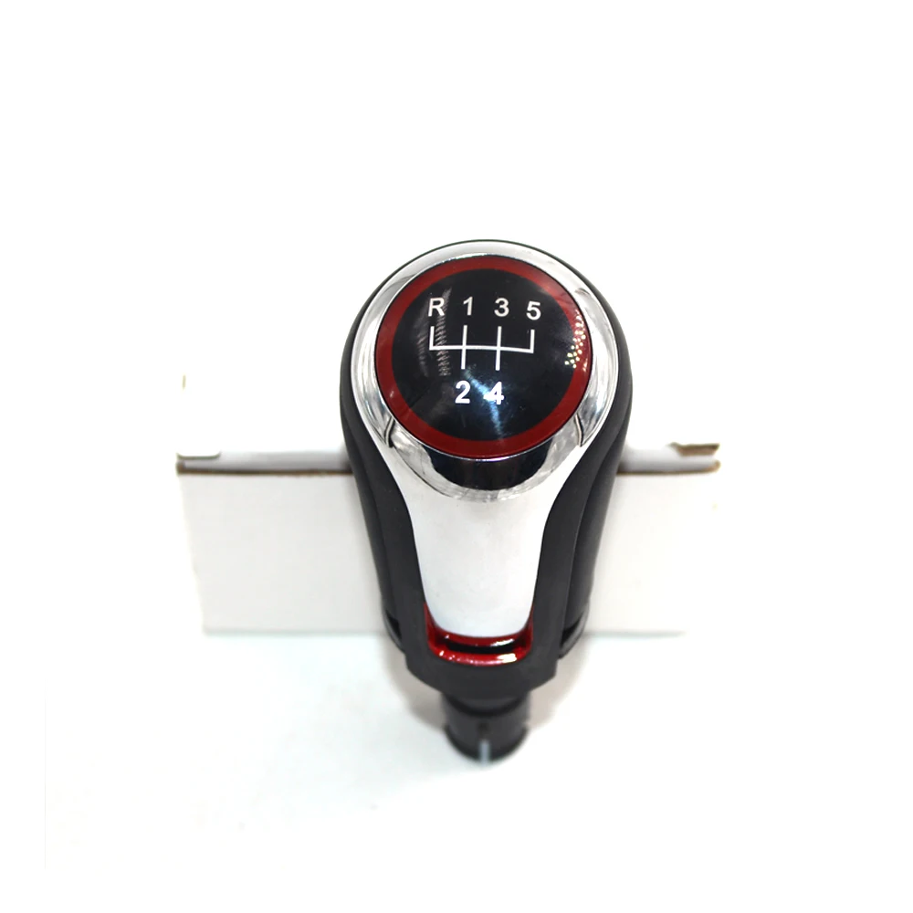 For Volkswagen VW Golf 7 MK7 Golf 5 Golf 6 Car gear knob 5 6 Speed Gear Shift Knob Lever with chrome part car accessories