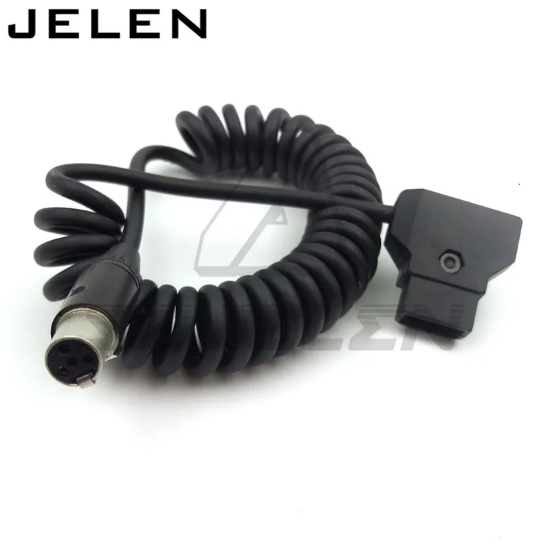 D Tap plug to mini XLR 4 контактный для TVlogic кабель питания монитора камеры монитор 12V |plug