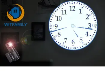 

LED projection clock Home Decoration Living Room Roman Quartz Needle personality electronic clock