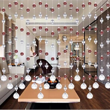 20 метровые вечерние украшения для дома, встроенные окна, двери спальни, Хрустальные стеклянные бусины, веревочные занавески, Висячие на экране бусины