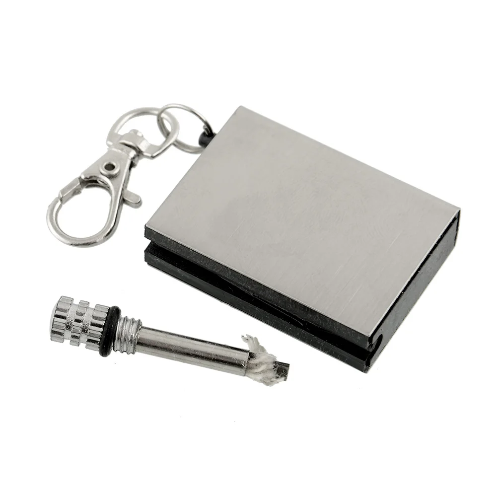 Emergency Fire Starter Flint Match Lighter Metal Outdoor Hiking Instant Survival Tool Safety