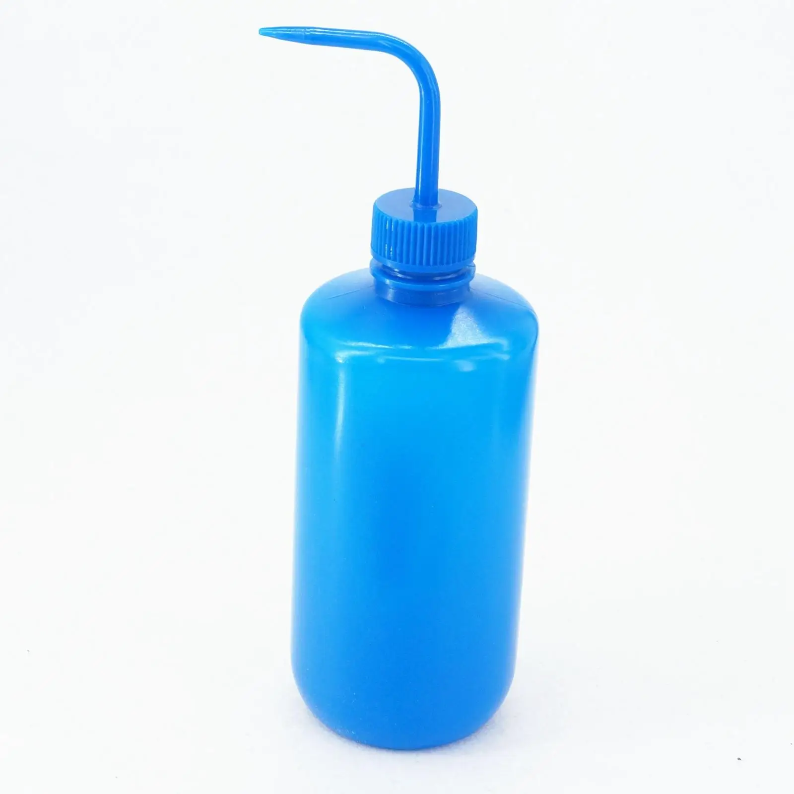 Синий 500 мл Градуированный Labrotary пластиковый PE промывка татуировки бутылка для лабораторного использования