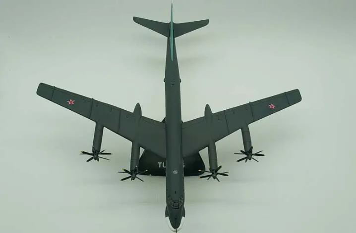 1/144 масштаб Россия TY-95 TU-95 военный медведь бомбардировщик литой металлический самолет модель игрушки для коллекции подарок