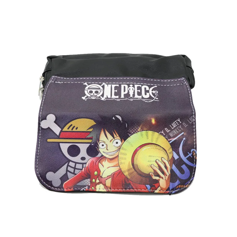 

ONE PIECE Anime Monkey D. Luffy Pencil Case Synthetic Leather Cosmetic Cases with Double-zipper for Gift