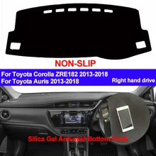 TAIJS для Toyota Corolla Auris ZRE182 2013 коврик для приборной панели силиконовый коврик для приборной панели автомобиля Защита от солнца