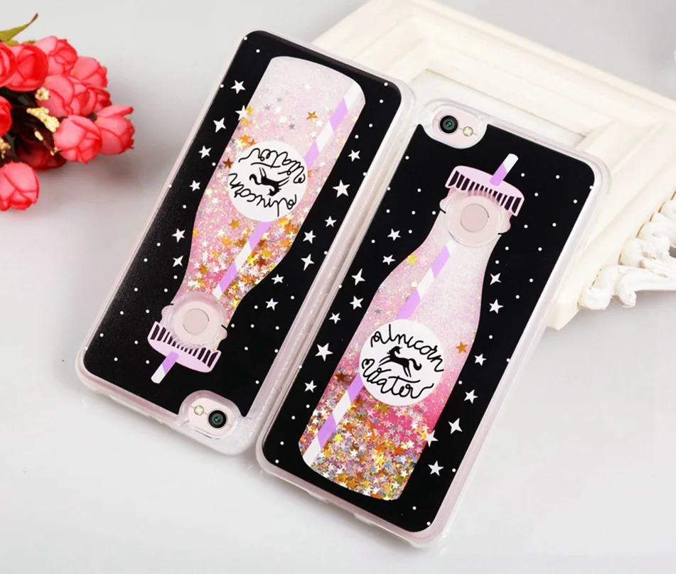 Icoque Cute Cases for Xiaomi Redmi Note 5a Case Silicone Glitter Xaomi Liquid Soft TPU Cover Xiomi Redmi Note 5a prime pro Case (6)