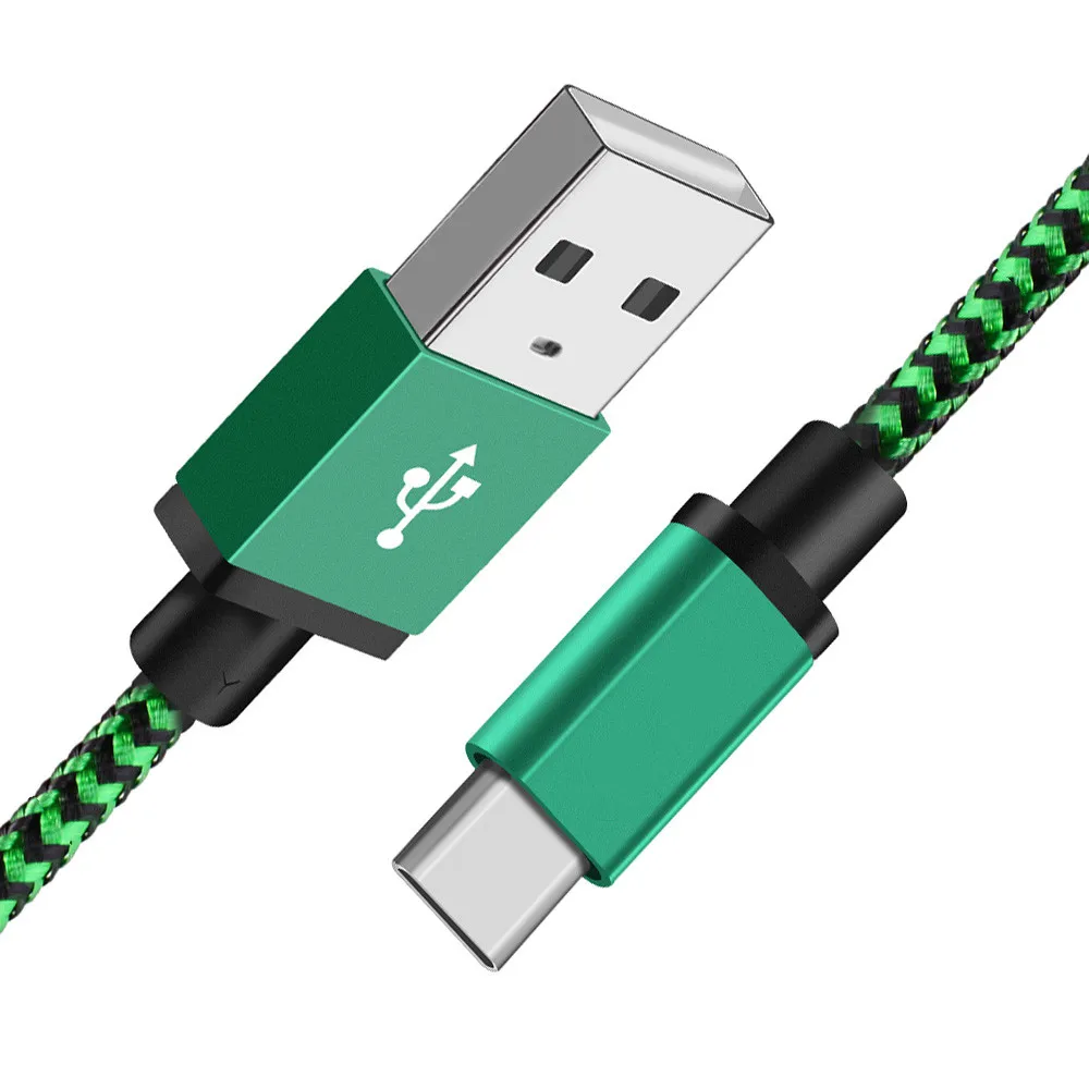 1 м/2 м usb type C кабель для samsung M30 A70 A50 A40 A30 Быстрая зарядка type-C шнур для передачи данных зарядное устройство USB-C для Xiaomi Mi 8 9 SE CC9 9 T