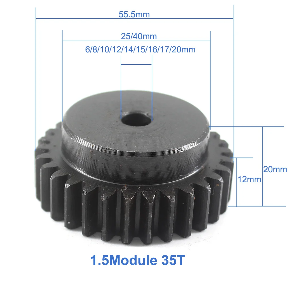 pinhao de aco da engrenagem roda 01