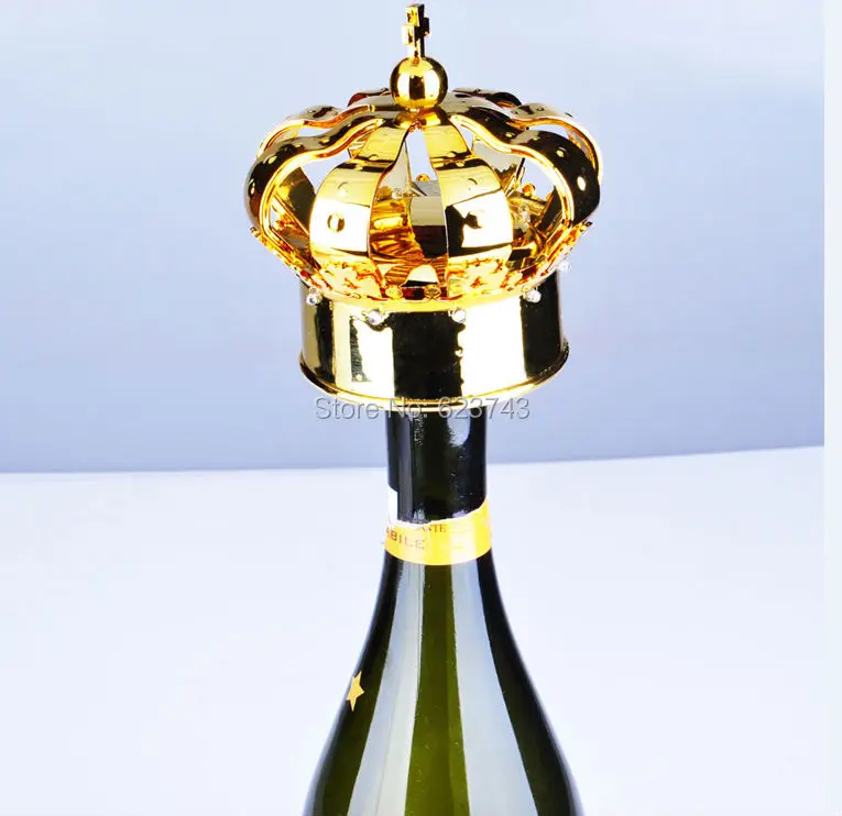 

Free Ship Colorful LED illuminated Champagne Crown of Cold Fireworks Replacement Luminous Crown Head LED Night light Wine holder