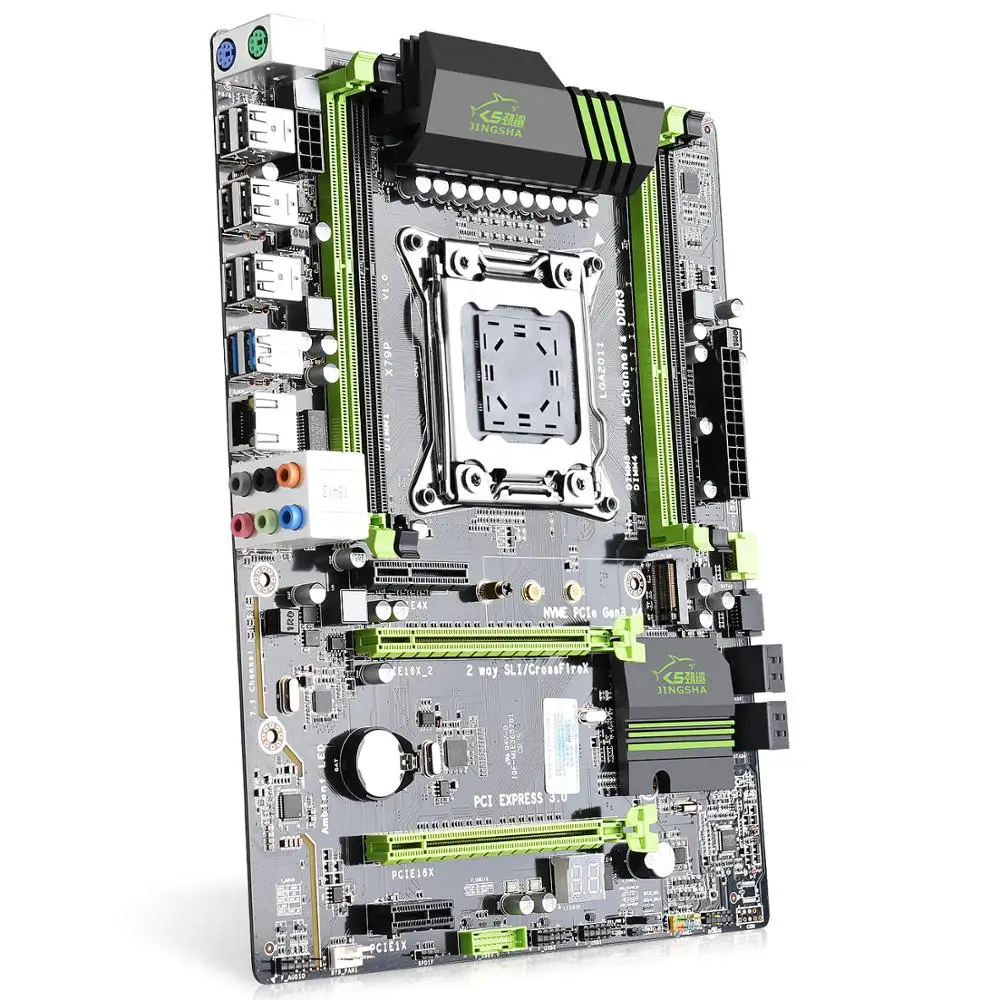 X79P материнская плата LGA2011 ATX USB3.0 SATA3 Intel 7 серии чипсет поддержка ECC REG DDR3 1866 МГц 64 г Память