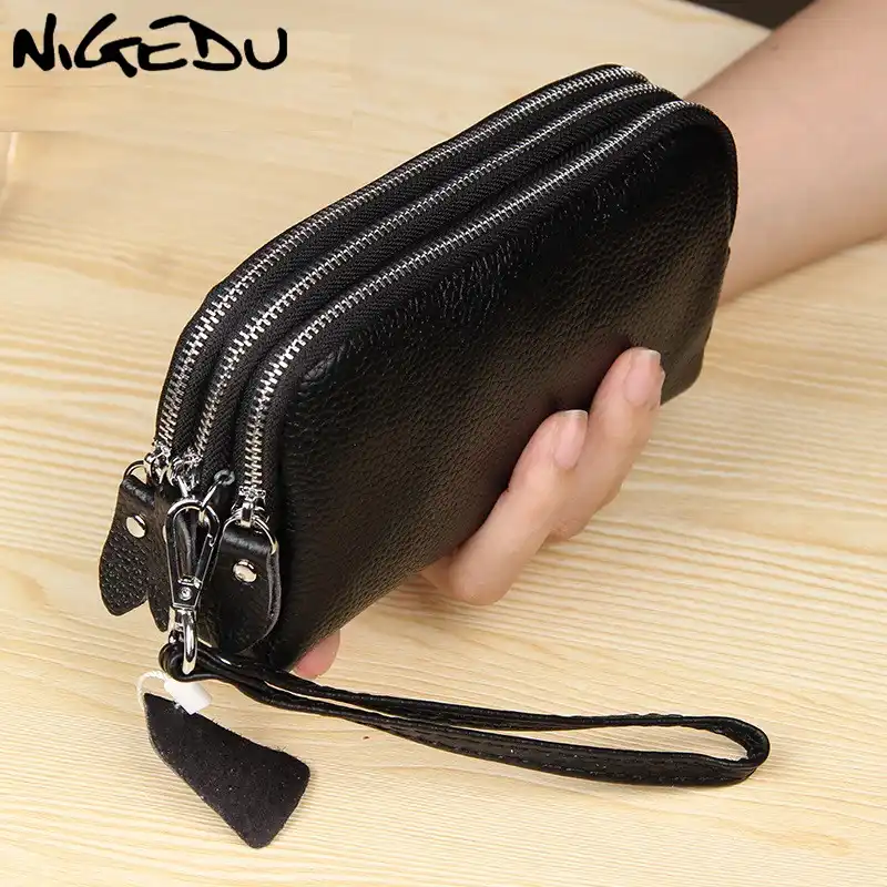 black long purse