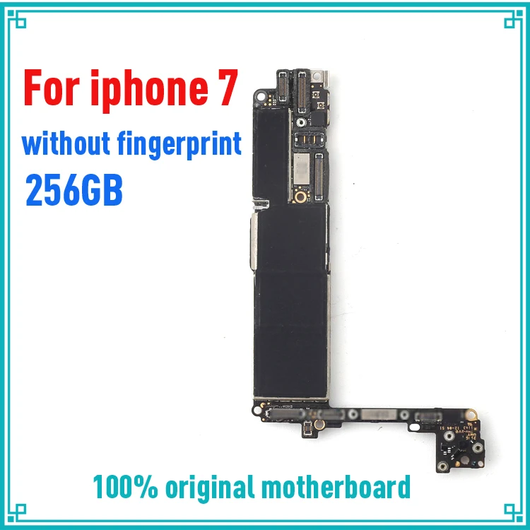 

without Touch ID for iphone 7 Motherboard with IOS System,256gb Original unlocked for iphone 7 Mainboard with Full Chips