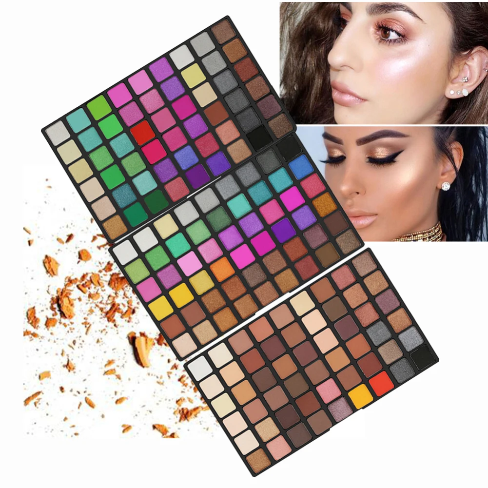 

Professional 162 colors Eyeshadow Palette Makeup Glitter Nude Matte Eye Shadow Cosmetics paleta de sombra eyeshadow pallete TSLM