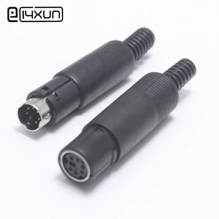 1pcs PLC 6Pin Male Female Plug jack Connector S Terminal 6P Large