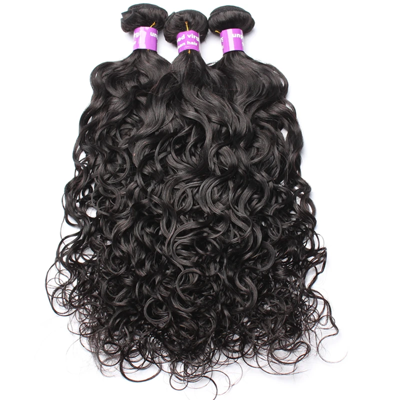 

6A Bohemian Virgin Hair Water Wave 3 Pcs Unprocessed Human Hair Weaves Bohemian Natural Wet Wave Rosa Hair Products