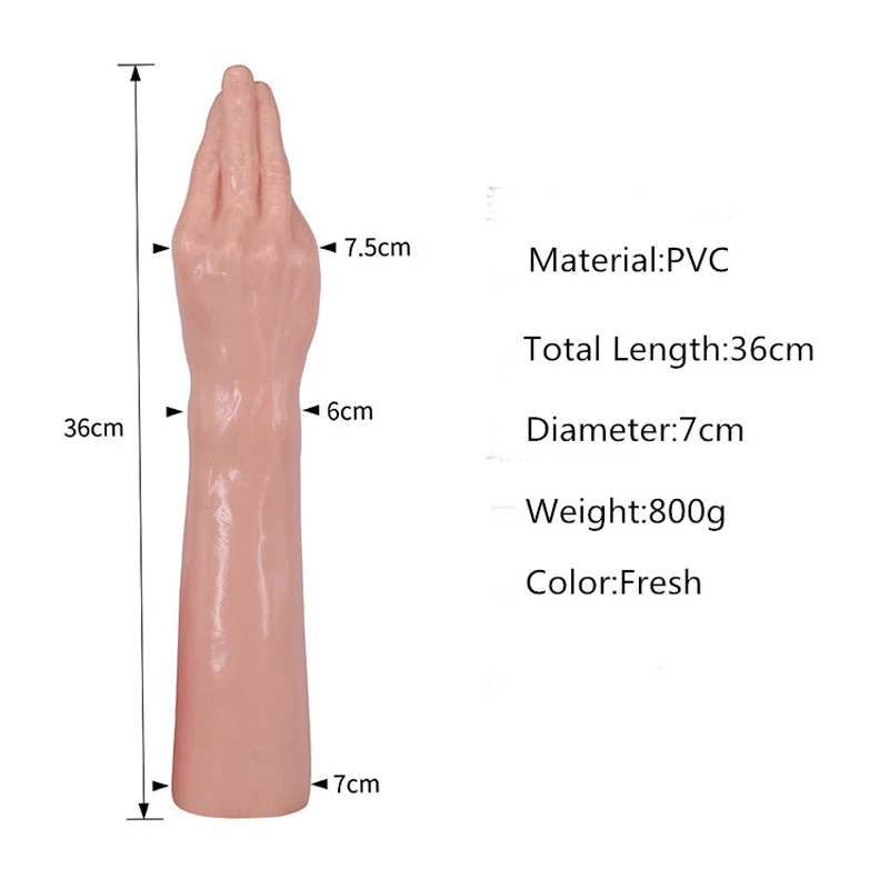Dildo Hand Arm Anal 36cm Huge Women Big Dick Large Suction - AliExpress