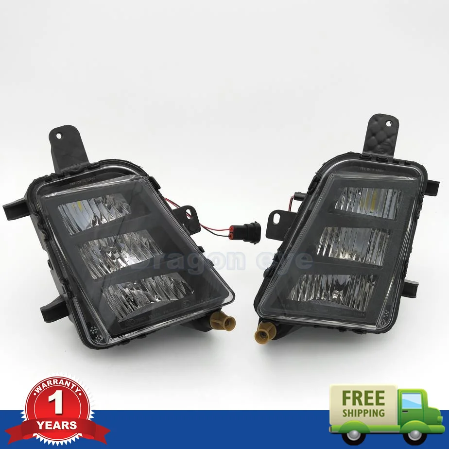 

GTI LED Light Car-Styling DRL Daytime Running Light Fog Light Front Bumper Fog Lamp For VW Golf 7 GTI 2013 2014 2015 2016 2017