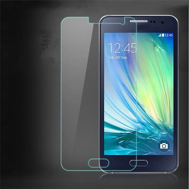 Закаленное стекло 2.5D 9H пленка для Samsung Galaxy J1 J2 J3 J5 J7 A3 A5 A7 2016 Grand Prime G530 G531 S7 S6 S5 S4 S3