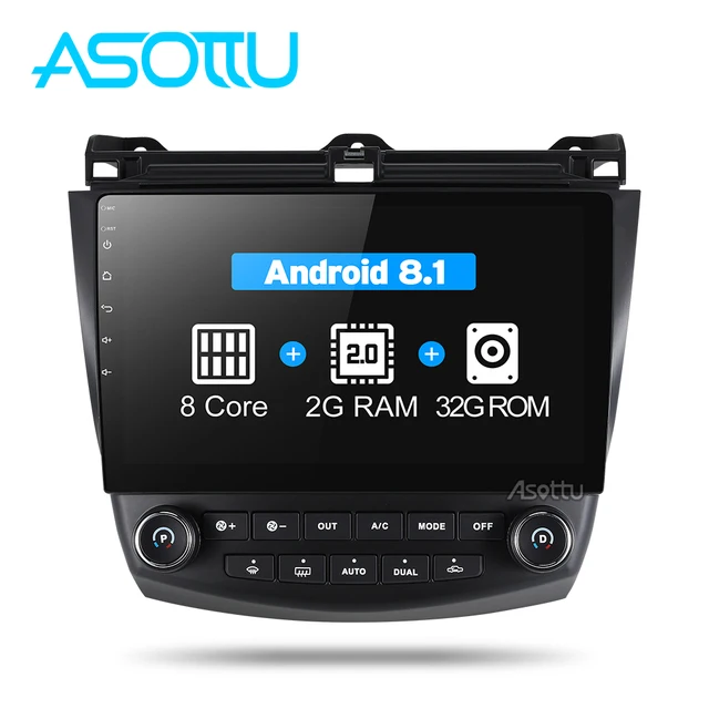 Asottu android 8.1 car dvd gps navigation player for Honda