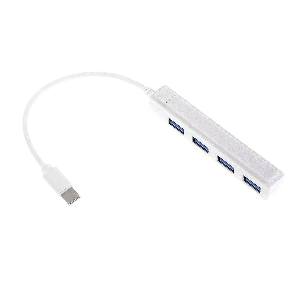 Кабель-адаптер type-C на 4 порта USB 2,0 USB-C подключения к мыши/клавиатуре/телефону USB 2,0 к разъему type c 26,5 см