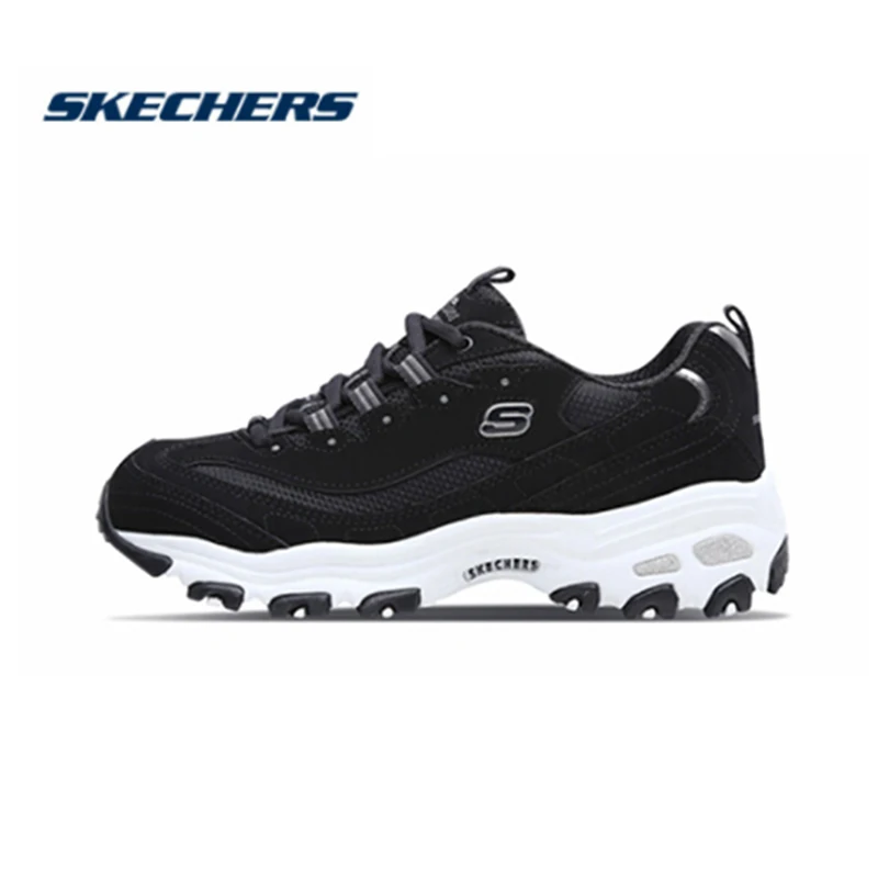 

Skechers Shoes Women D'lites Chunky Sneakers 2019 Fashion Women Shoes Trainers Dad Shoes Platform Comfortable Sneakers 11930-BLK