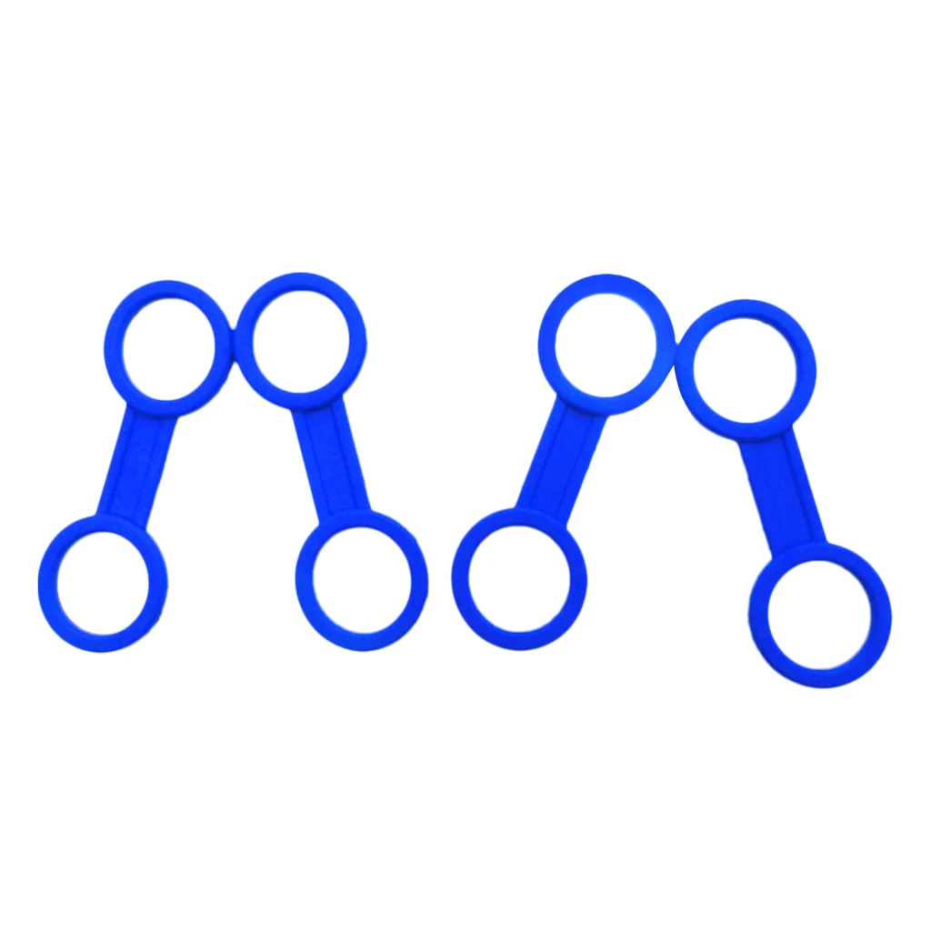 4pcs Silicone Rubber Snorkel Keeper Clip Attaching to Scuba Dive Mask for Water Sports Snorkeling Diving Surfing Accessories