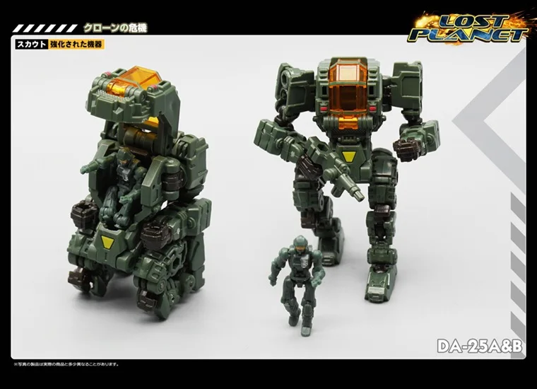 MFT трансформация Diaclone Diakron DA25A& B зеленый и красный Diaclone Powered-Suit Lost Planet Seriesaction фигурка робот игрушка