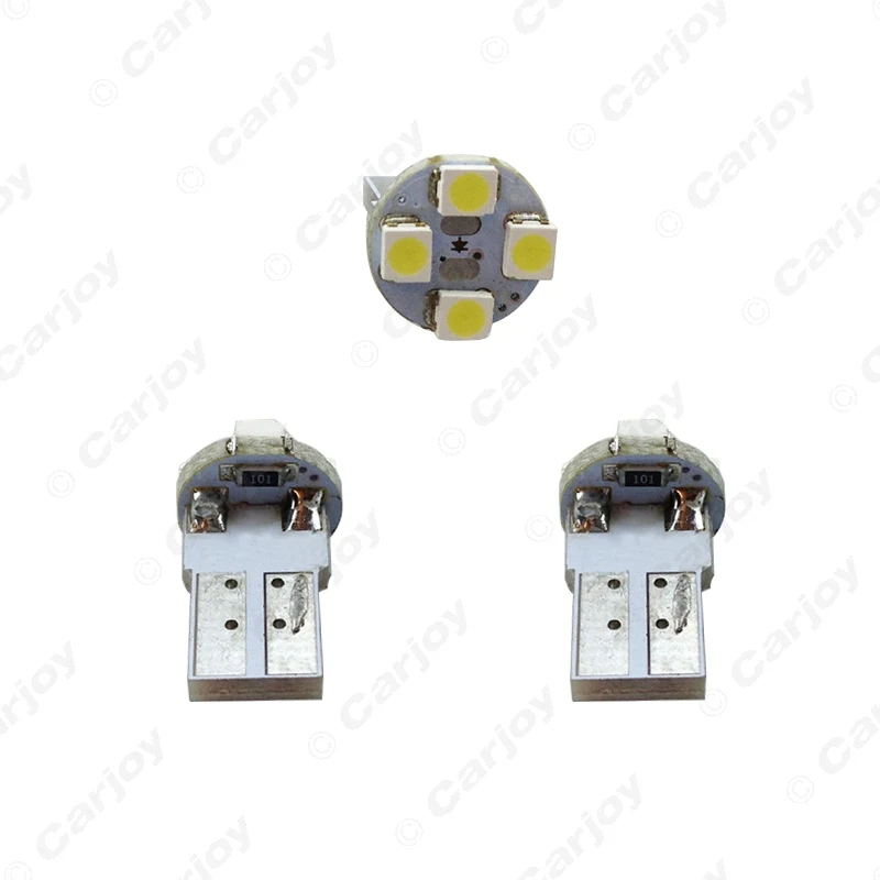 LEEWA 5 шт. Автомобильная T10 W5W светодиодный Ода SMD 1210/3528 автомобильная лампа