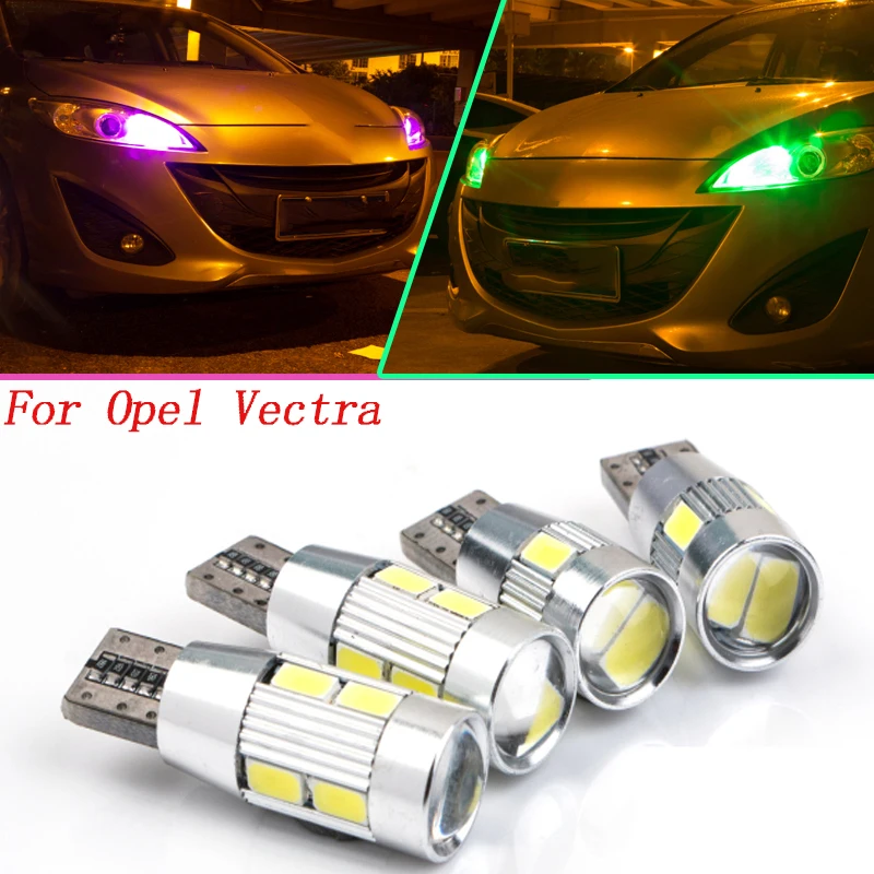 2pcs safe T10 W5W For Opel Vectra C Vivaro F3 Vivaro J7 LED Front Parking Light