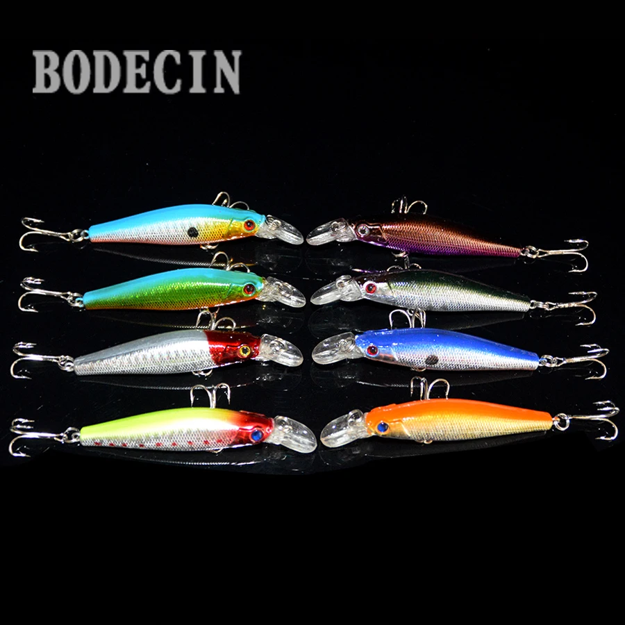 Рыболовные воблеры 8 шт. рыбная приманка вобблер жесткая искусственная для