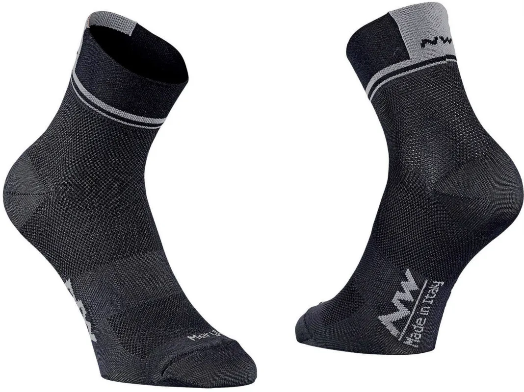 Летние носки для велоспорта новые спортивные уличные велосипедные носки черные белые комфортные Дышащие носки для мужчин - Цвет: 5se nw black white