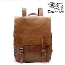 2016 Réel hommes voyage Sac Infantil La pour Restauration Anciennes façons Sac À Dos Étudiants de Haute Qualité Pu sac à dos des femmes de L’école sac