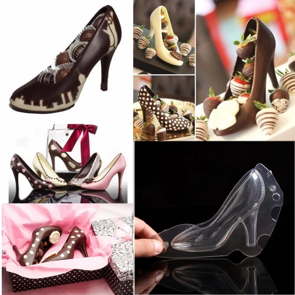 high heel shoe chocolate mold