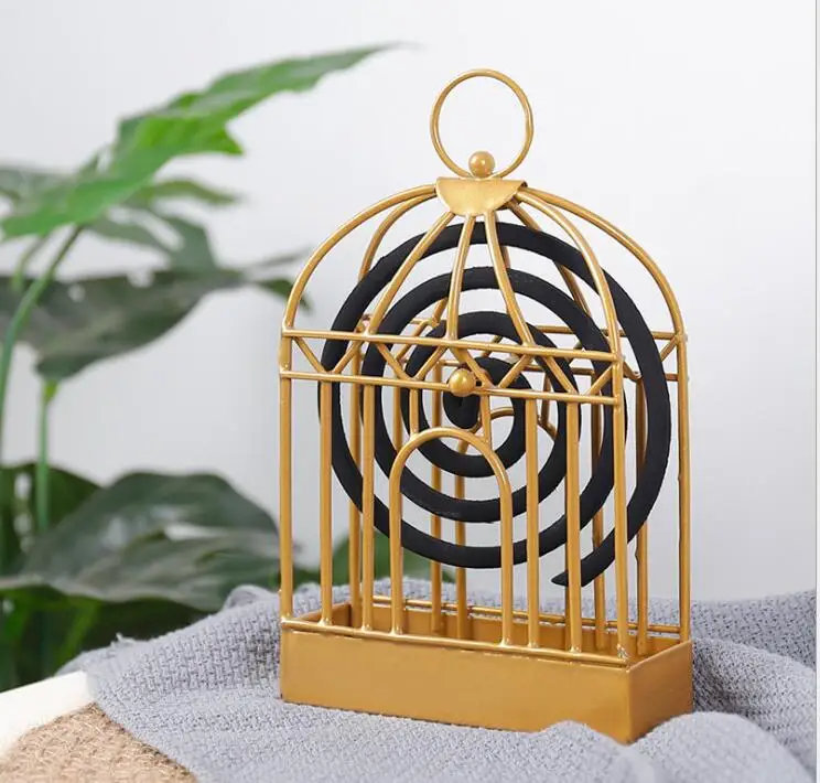 Metal Mosquito repellent incens Holder Iron Flower Vase Rack Multi use