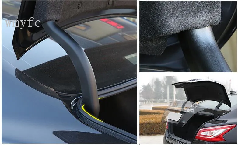 Для Nissan Teana/Altima 2013- пластиковый задний багажник откидной защитный/поддержка бар крышка комплект накладка отделка 2 шт