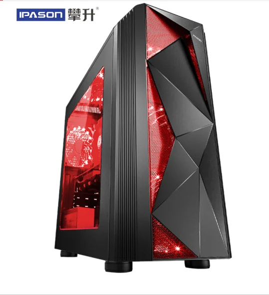 IPASON Настольный ПК Intel i7 9700 GTX1650 4G 240G SSD 8G DDR4 ram для игр PUBG сборка игровых настольных компьютеров