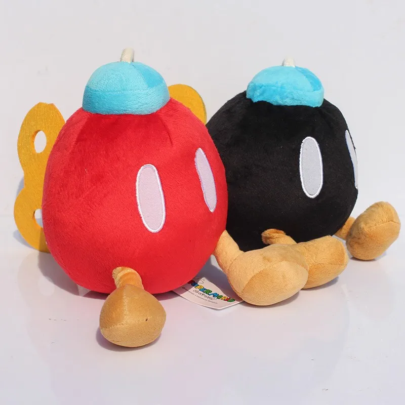 5inch Super Mario Bros Bomb Plush Stuffed Dolls 2colors Yoshi Plush font b Toys b font