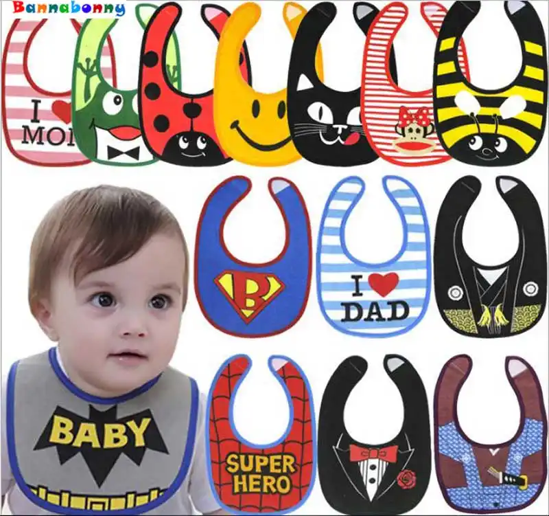 superhero baby bibs