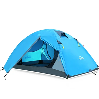 Открытый Пеший Туризм Восхождение палатки 1~ 2 Человек Палатка пакет водостойкая анти-УФ палатка для уличного кемпинга палатка для четырех сезонов - Цвет: 4