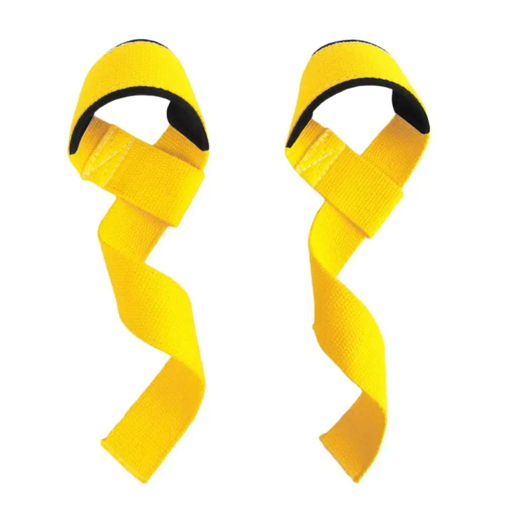 

2Pcs Crossfit Weight Lifting Gloves Wrap Musculation Fitness Gloves Wrist Bands Dumbbell Barbell Lifting Straps Gym Equipment