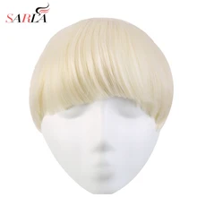 SARLA, 10 шт./лот, на заколках, синтетические, тупые челки, бахрома, волосы, стойкие к высокой температуре, волокна B7