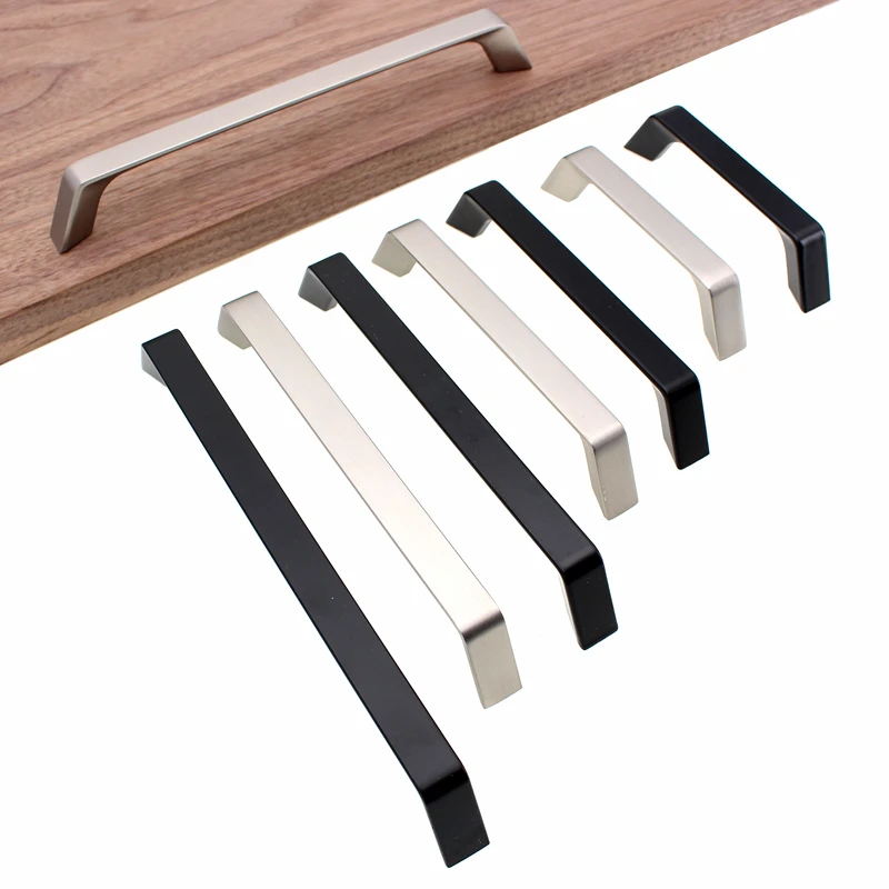 RUNBAZEF Zinc Alloy Modern Kitchen Cabinet Accessories Handle American Solid Drawer Wardrobe Door Knob for Furniture Hardware RUNBAZEF Zinc Alloy Modern Kitchen Cabinet Accessories Handle American Solid Drawer Wardrobe Door Knob for Furniture Hardware